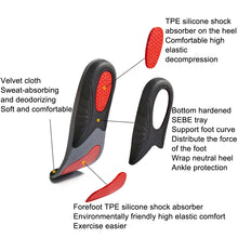 Load image into Gallery viewer, Silicone Shock-absorbing Breathable Sweat-absorbing TPE Insoles