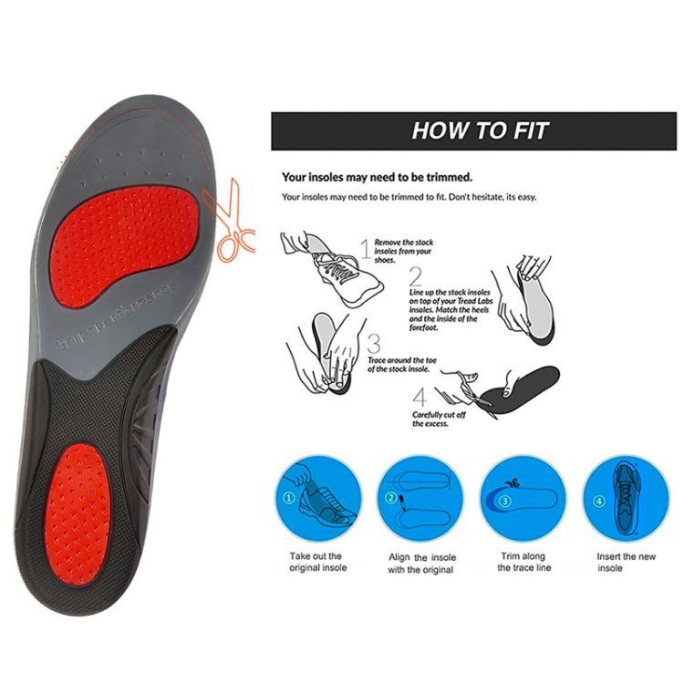 Silicone Shock-absorbing Breathable Sweat-absorbing TPE Insoles
