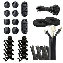 Load image into Gallery viewer, Desktop Data Cable Organizer Storage Winder Combination Set, 119 In 1, Zipper:126 In 1, Network Pipe:126 In 1