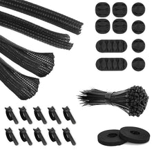 Load image into Gallery viewer, Desktop Data Cable Organizer Storage Winder Combination Set, 119 In 1, Zipper:126 In 1, Network Pipe:126 In 1