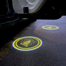 Load image into Gallery viewer, LED Infrared Induction Car Door Welcome Light Night Projection Ambient Light, Energy Circle (Blue), Energy Circle (White), Energy Circle (Yellow), Cat Claw (Yellow), Radish (Yellow), Drink (Yellow), Drink (Purple), Honor (Yellow), Honor (Purple)       ...