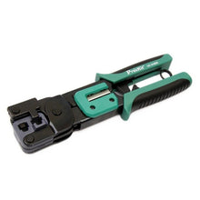 Load image into Gallery viewer, ProsKit Dual-purpose 6/8P Iron Handle Network Ratchet Crimping Plier, CP-376ER