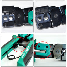 Load image into Gallery viewer, ProsKit Dual-purpose 6/8P Iron Handle Network Ratchet Crimping Plier, CP-376ER