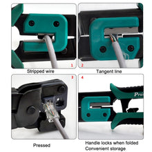 Load image into Gallery viewer, ProsKit Dual-purpose 6/8P Iron Handle Network Ratchet Crimping Plier, CP-376ER