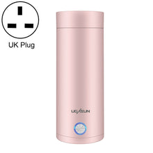 Load image into Gallery viewer, UGASUN Travel Portable Mini Electric Heated Water Cup, UK Plug (White), EU Plug (Withe), US Plug (White), UK Plug (Pink), EU Plug (Pink), US Plug (Pink)