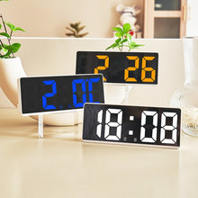 Load image into Gallery viewer, LED Bedside Alarm Clock Battery Plug-In Dual-Purpose Clock, 6628 White, 6628 Blue, 6628 Orange
