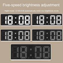 Load image into Gallery viewer, LED Bedside Alarm Clock Battery Plug-In Dual-Purpose Clock, 6628 White, 6628 Blue, 6628 Orange