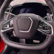 Load image into Gallery viewer, For Chevrolet Corvette C8 2pcs /Set Steering Wheel Button Frame Sticker