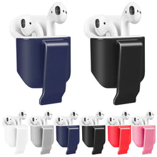 Load image into Gallery viewer, 10 PCS Portable Headset Waist Hanging Protective Cover, Suitable For AirPods 2, Waist Hanging White, Waist Hanging Pink, Waist Hanging Red, Waist Hanging Black, Waist Hanging Navy, Waist Hanging Gray