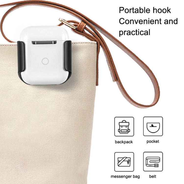 10 PCS Portable Headset Waist Hanging Protective Cover, Suitable For AirPods 2, Waist Hanging Navy, Waist Hanging Gray, Waist Hanging White, Waist Hanging Pink, Waist Hanging Red, Waist Hanging Black