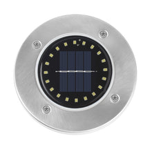 Load image into Gallery viewer, 2 PCS 20LEDs Outdoor Waterproof Solar Garden Light Lawn Buried Light, White Light, Yellow Light
