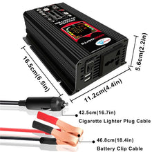 Load image into Gallery viewer, Home Solar Generator Inverter+30A Controller+18W 12V Solar Panel, Black 12V To 220V, Black 12V To 110V, Yellow 12V To 220V, Yellow 12V To 110V
