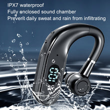 Load image into Gallery viewer, Bluetooth Business Hanging Ear Digital Display LED Sports Driving Headset, X5 Standard