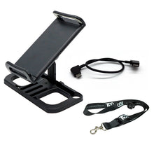 Load image into Gallery viewer, Drone Remote Controller Holder Tablet Extended Bracket Clip, With Lanyard &amp; 8 Pin Line, With Lanyard &amp; Type-C Line, With Lanyard &amp; Micro USB Line, With Lanyard, Only Bracket