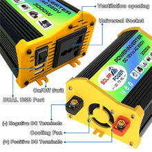 Load image into Gallery viewer, Home Solar Generator Inverter+30A Controller+18W 12V Solar Panel, Specification:, Black 12V To 220V, Black 12V To 110V, Yellow 12V To 220V, Yellow 12V To 110V