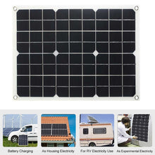 Load image into Gallery viewer, Home Solar Generator Inverter+30A Controller+18W 12V Solar Panel, Specification:, Black 12V To 220V, Black 12V To 110V, Yellow 12V To 220V, Yellow 12V To 110V