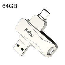 Load image into Gallery viewer, Netac U782C Type-C Dual Interface High-Speed Metal Computer USB Flash Drive, 32GB, 64GB, 128GB