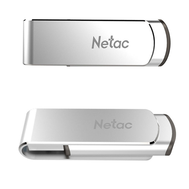 Netac U388 High Speed USB3.0 Metal Rotating Car Computer U Disk, 16GB, 32GB, 64GB, 128GB