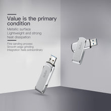 Load image into Gallery viewer, Netac U388 High Speed USB3.0 Metal Rotating Car Computer U Disk, 16GB, 32GB, 64GB, 128GB