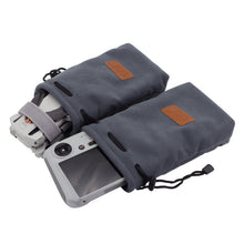 Load image into Gallery viewer, CQT Storage Bag Thick Flannel Bag For DJI Mini 3 Pro,Specification:, 1 PC Bag, 2 PCS Bag, 2 PCS Bag+Paddle Tie Band