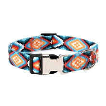 Load image into Gallery viewer, Pet Ethnic Style Polyester Cotton Print Pattern Collar, Size:, S: 1.5x27-43cm, M: 2.0x32-52cm, L: 2.5x38-61cm, XL: 2.5x43-71cm