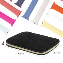 Load image into Gallery viewer, Velvet Watch Strap Watch Accessories Storage Bag, Blue S, Black S, Pink S, Blue M, Black M, Pink M, Blue L, Black L, Pink L