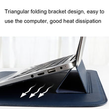 Load image into Gallery viewer, PU08DZ Leather Laptop Liner Bag with Stand Function, 13.3 inches, 14.1-15.4 inches