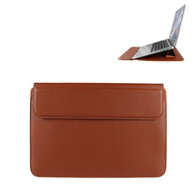 Load image into Gallery viewer, PU08DZ Leather Laptop Liner Bag with Stand Function, 13.3 inches, 14.1-15.4 inches