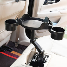 Load image into Gallery viewer, Car Water Cup Holder Dinner Plate Rack Rotatable Mobile Phone Holder, Car Water Cup Holder