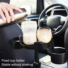 Load image into Gallery viewer, Car Water Cup Holder Dinner Plate Rack Rotatable Mobile Phone Holder, Car Water Cup Holder