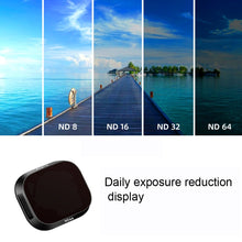 Load image into Gallery viewer, RCSTQ Aluminum Alloy Adjustable Filter Accessories for DJI Mini 3 Pro,Style: UV+CPL+ND8+ND16+ND32+ND64 6 In 1, UV, CPL, ND8, ND16, ND32, ND64, 4 In 1 Set, 6 In 1 Set