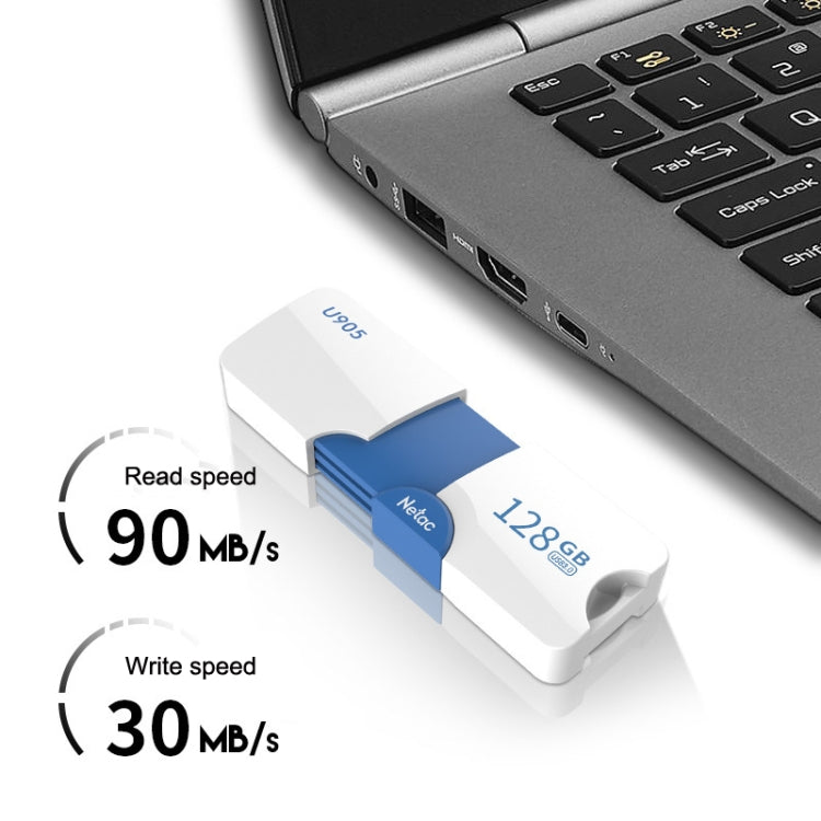 Netac U905 High Speed USB3.0 Retractable Car Music Computer USB Flash Drive, 16GB, 32GB, 64GB, 128GB, 256GB