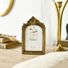 Load image into Gallery viewer, Retro Imitation Wood Home Decor Photo Frames, Spec:, Square-6 inches, Square-7 inches, Arched-6 inches, Arched-7 inches, Oval-6 inches, Oval-7 inches, Bow Round Box, A Model, B Model, C Model, D Model