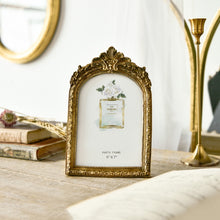 Load image into Gallery viewer, Retro Imitation Wood Home Decor Photo Frames, Spec:, Square-6 inches, Square-7 inches, Arched-6 inches, Arched-7 inches, Oval-6 inches, Oval-7 inches, Bow Round Box, A Model, B Model, C Model, D Model