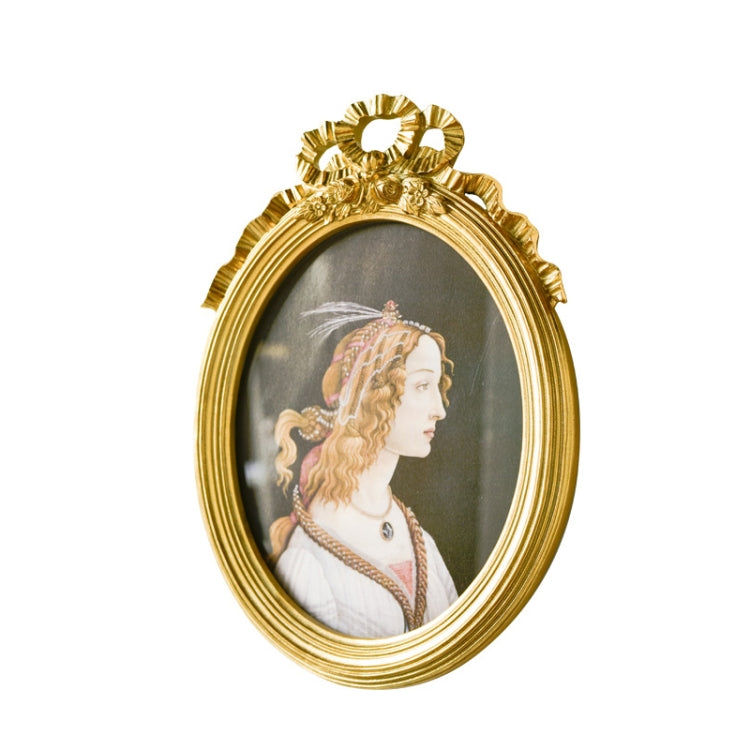 Retro Imitation Wood Home Decor Photo Frames, Spec:, Square-6 inches, Square-7 inches, Arched-6 inches, Arched-7 inches, Oval-6 inches, Oval-7 inches, Bow Round Box, A Model, B Model, C Model, D Model