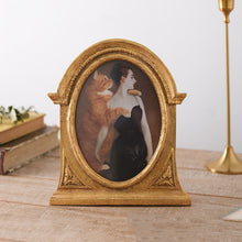 Load image into Gallery viewer, Retro Imitation Wood Home Decor Photo Frames, Spec:, Square-6 inches, Square-7 inches, Arched-6 inches, Arched-7 inches, Oval-6 inches, Oval-7 inches, Bow Round Box, A Model, B Model, C Model, D Model