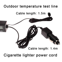 Load image into Gallery viewer, Car Inside And Outside Dual Temperature+Clock+Voltage LED Electronic Display, 4 in 1 Orange+Blue