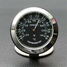 Load image into Gallery viewer, Night Light Car Thermometer Metal Ornaments, Gold Thermometer, Black Thermometer, Blue Thermometer