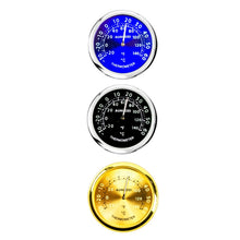 Load image into Gallery viewer, Night Light Car Thermometer Metal Ornaments, Gold Thermometer, Black Thermometer, Blue Thermometer