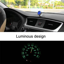 Load image into Gallery viewer, Night Light Car Thermometer Metal Ornaments, Gold Thermometer, Black Thermometer, Blue Thermometer