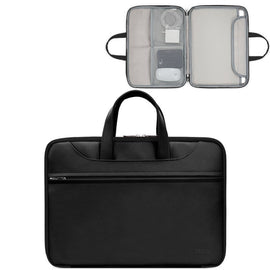 Baona BN-Q006 PU Leather Full Opening Laptop Handbag, For 11/12 inches, For 13/13.3/14 inches, For 15/15.6 inches, For 16/17 inches
