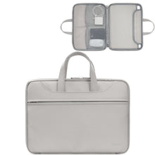 Load image into Gallery viewer, Baona BN-Q006 PU Leather Full Opening Laptop Handbag, For 11/12 inches, For 13/13.3/14 inches, For 15/15.6 inches, For 16/17 inches