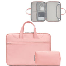Load image into Gallery viewer, Baona BN-Q006 PU Leather Full Opening Laptop Handbag, For 11/12 inches, For 13/13.3/14 inches, For 15/15.6 inches, For 16/17 inches