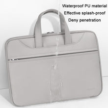 Load image into Gallery viewer, Baona BN-Q006 PU Leather Full Opening Laptop Handbag, For 11/12 inches, For 13/13.3/14 inches, For 15/15.6 inches, For 16/17 inches