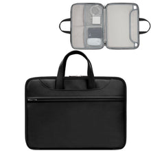 Load image into Gallery viewer, Baona BN-Q006 PU Leather Full Opening Laptop Handbag, For 11/12 inches, For 13/13.3/14 inches, For 15/15.6 inches, For 16/17 inches