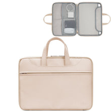 Load image into Gallery viewer, Baona BN-Q006 PU Leather Full Opening Laptop Handbag, For 11/12 inches, For 13/13.3/14 inches, For 15/15.6 inches, For 16/17 inches