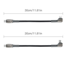 Load image into Gallery viewer, Aluminum Alloy Housing Cable Data Cable for DJI Mavic 3 /Mini 3 Pro /Air 2S/Mini 2,Style:, 8 Pin, Type-C