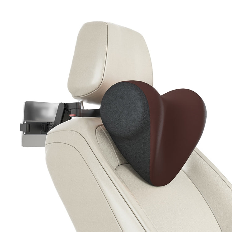 A09 Car Seat Headrest Memory Foam Comfortable Neck Pillow, Style:, With Stand  (Blue), With Stand  (Gray), Without Stand (Black), Without Stand (White), Without Stand (Orange), Without Stand (Pink), With Stand (Black), Without Stand (Coffee)           ...