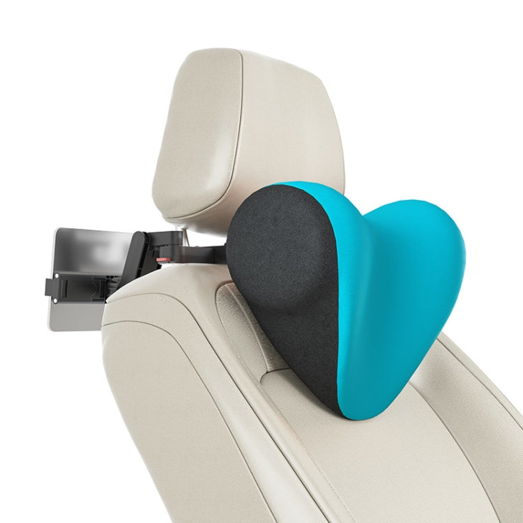 A09 Car Seat Headrest Memory Foam Comfortable Neck Pillow, Style:, With Stand  (Blue), With Stand  (Gray), Without Stand (Black), Without Stand (White), Without Stand (Orange), Without Stand (Pink), With Stand (Black), Without Stand (Coffee)           ...