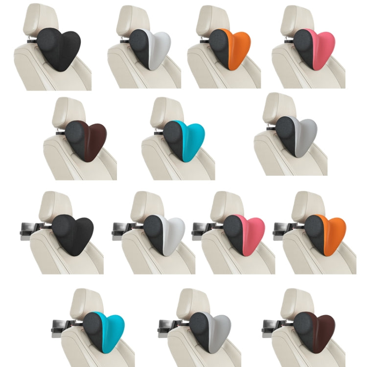 A09 Car Seat Headrest Memory Foam Comfortable Neck Pillow, Style:, With Stand  (Blue), With Stand  (Gray), Without Stand (Black), Without Stand (White), Without Stand (Orange), Without Stand (Pink), With Stand (Black), Without Stand (Coffee)           ...